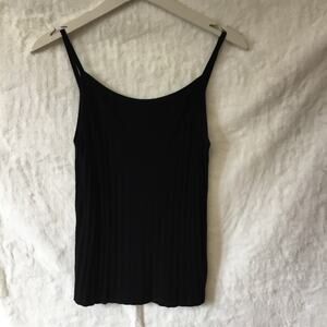 Love Bonito Black Spaghetti-Strap Cami Tank Top